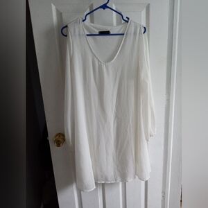 Sheer white dress/tunic